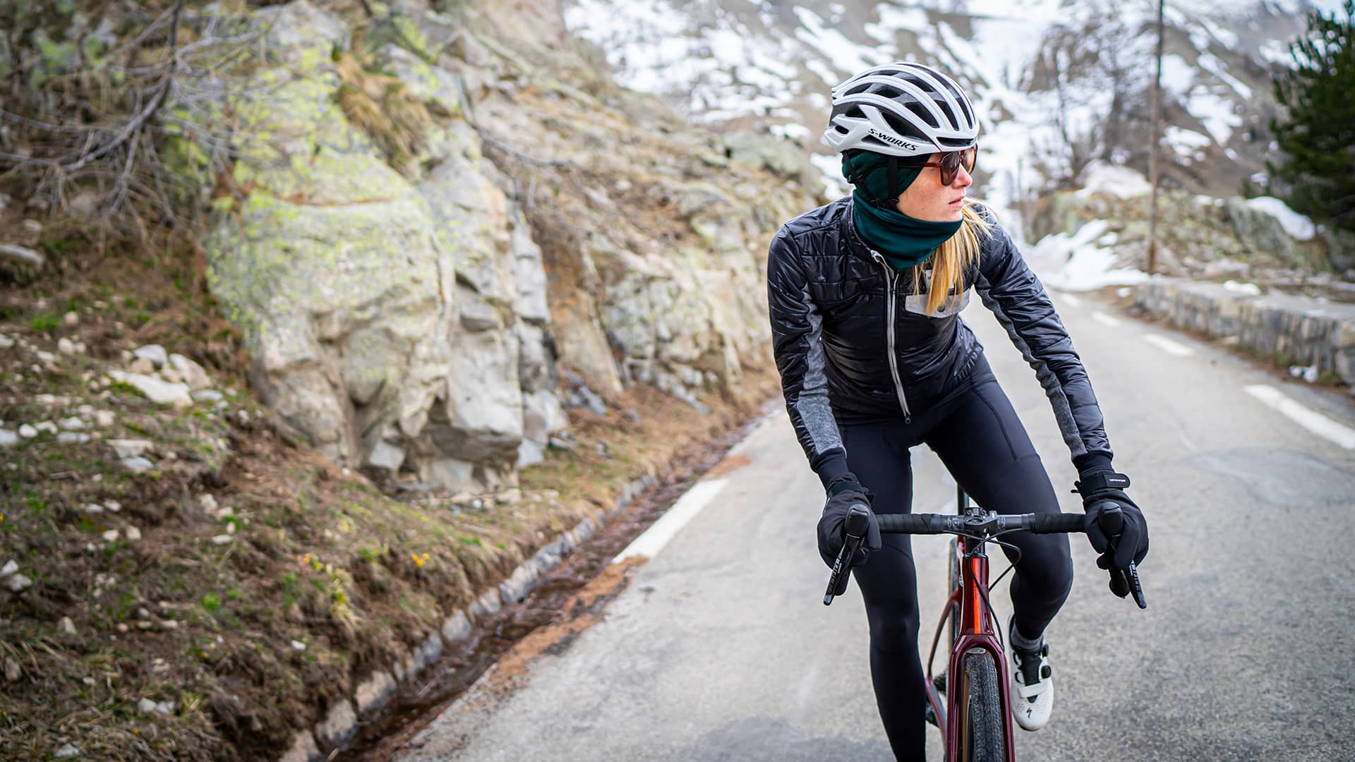 Women's Cycling Jacket Albertine Black | Café du Cycliste
