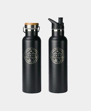 Black Stainless Steel Insulated Water Bottle, 500 Ml