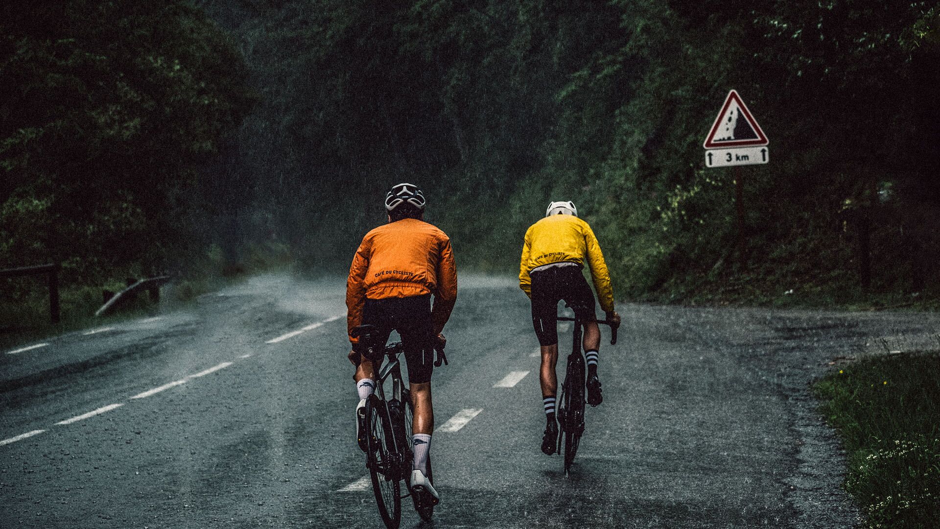 Men's Cycling Rain Jacket Suzette Burnt Hazel | Café du Cycliste