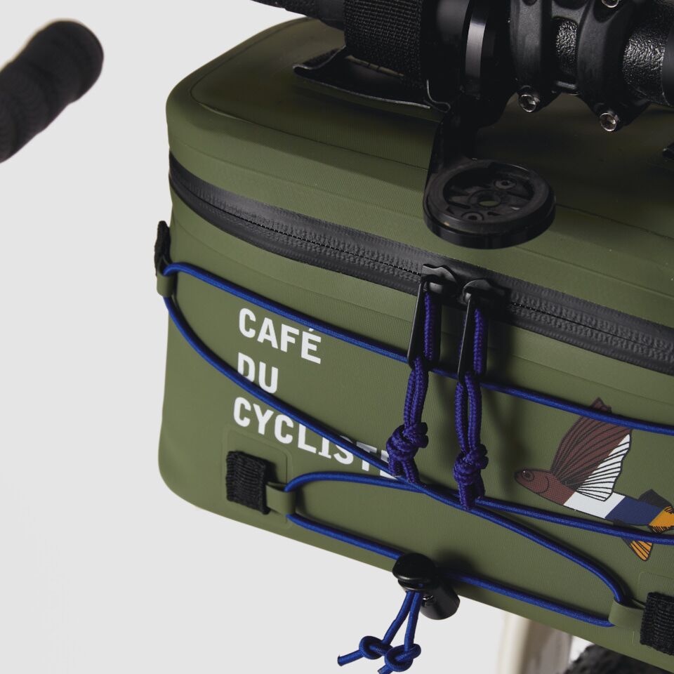 ハンドルバーバッグ カーキ | Café du Cycliste