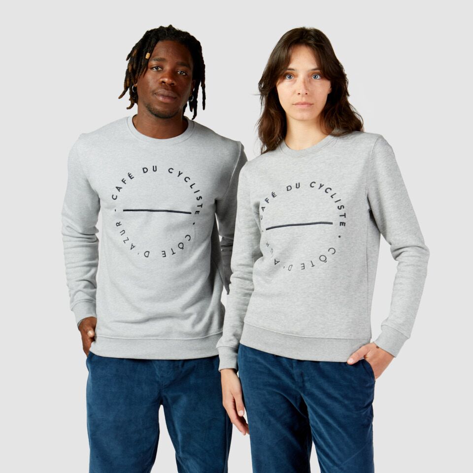 Unisex Sweatshirt Clementine Grey | Café du Cycliste